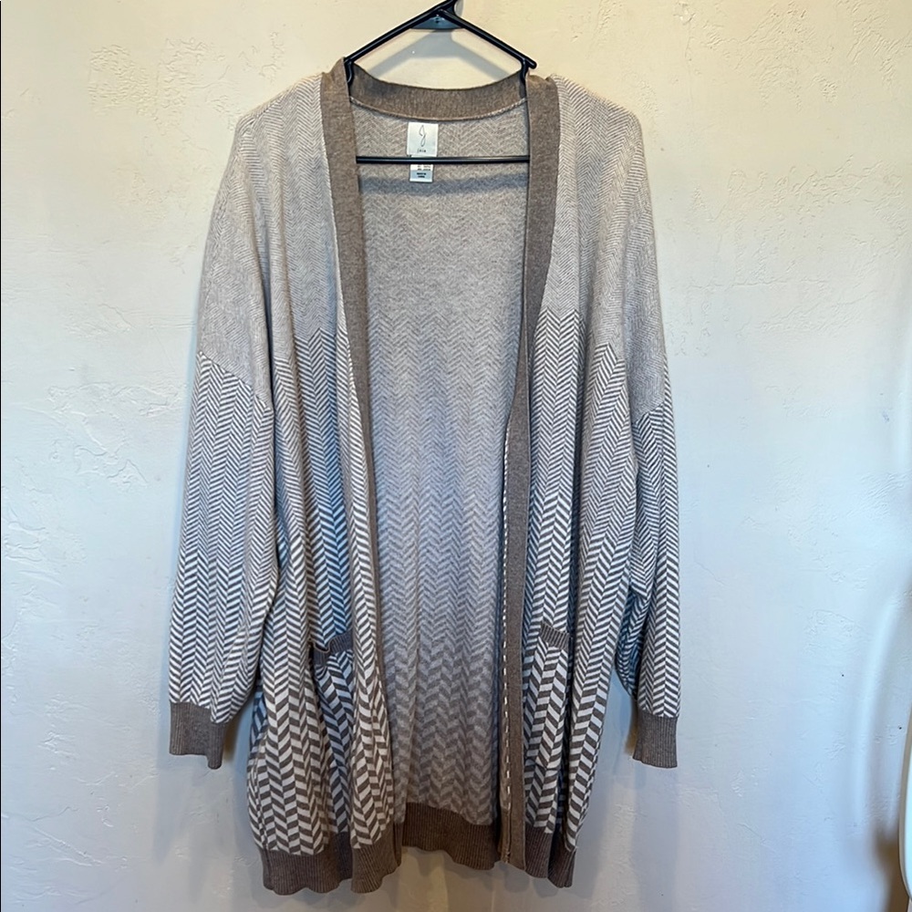 Knit Open-Front Cardigan